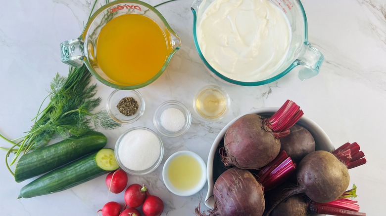 cold borscht soup ingredients