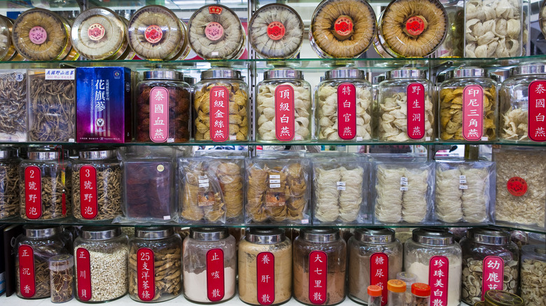 Chinese ingredients for sale.