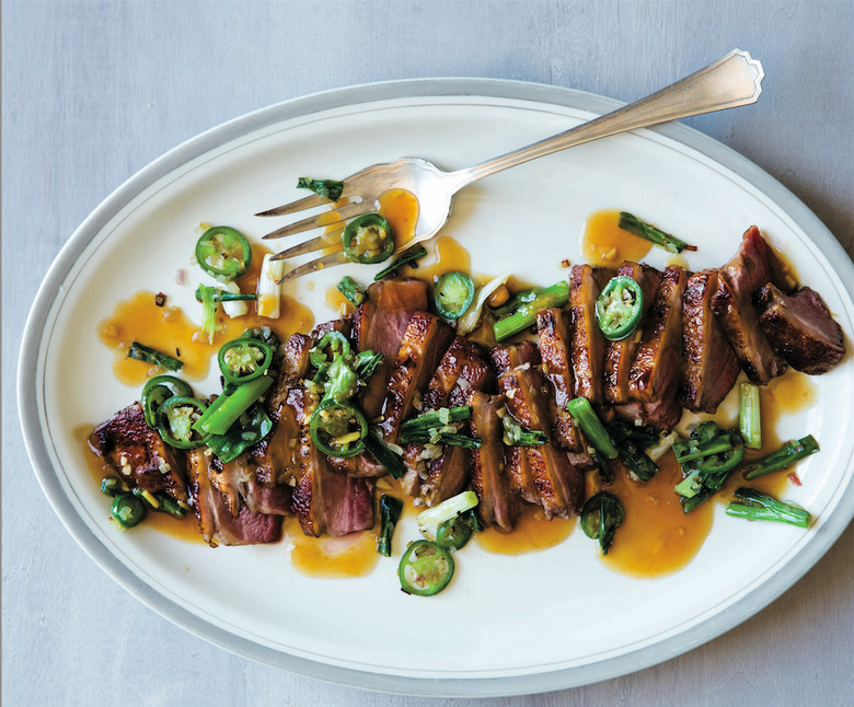 Fuse classic French duck à l'orange with a fiery Chinese twist for a brand-new favorite.