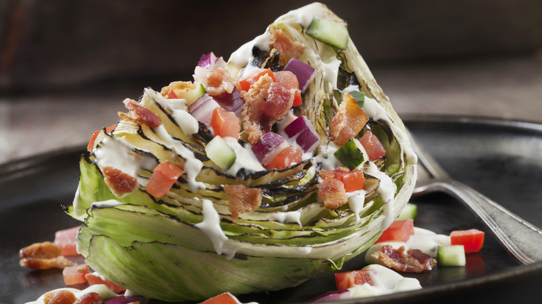 Grilled ranch wedge salad