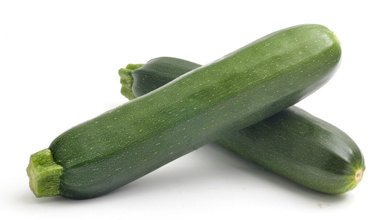 2 raw zucchini 