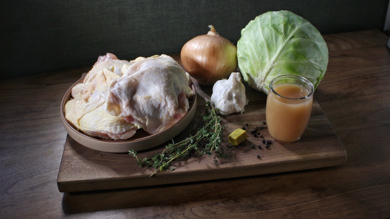 cider-braised chicken ingredients