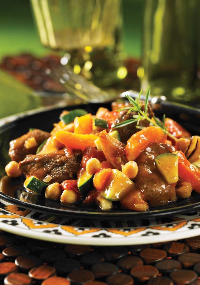 Cinnamon Lamb Tagine with Apricots