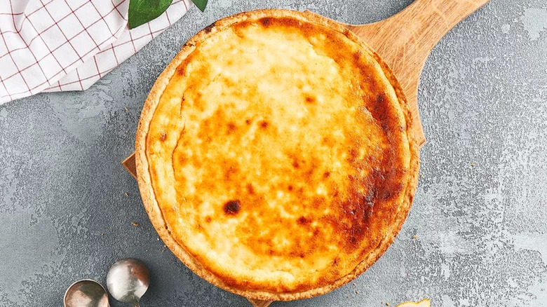 white potato pie