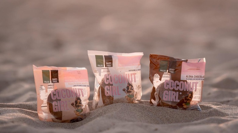 Coconut Girl ice cream cookie sandwiches