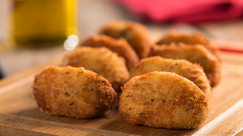salted cod balls, or fritters