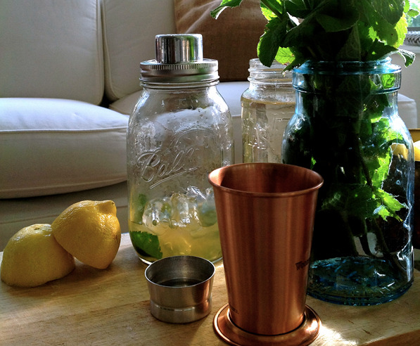The mason jar cocktail shaker will be available in a four-piece set.