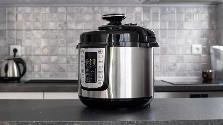 Instant Pot on kitchen countertop