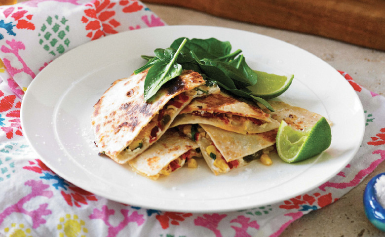 Corn And Goat Cheese Quesadillas Recipe