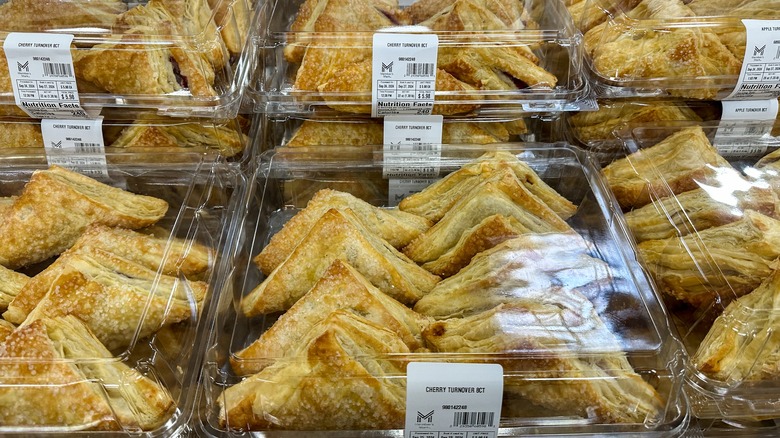 Packages of Member's Mark fruit turnovers at Sam's Club bakery