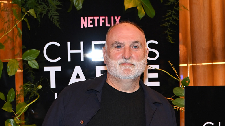 José Andrés posing for a picture at an event