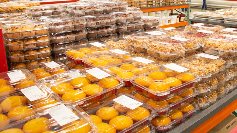 Kirkland Signature Muffins on display at Costco