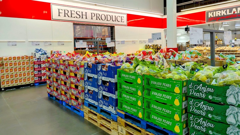 Produce sold at Costco