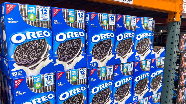 Boxes of Oreos at Costco.