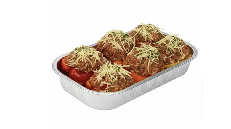 Costco stuffed bell peppers in packaging