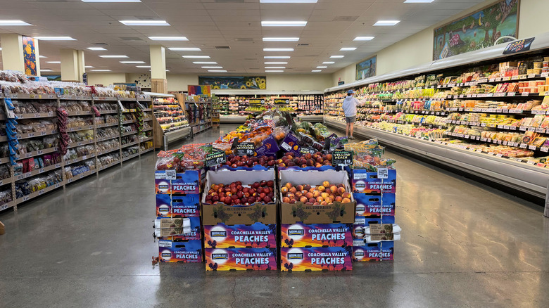 The interior of a Trader Joe's.
