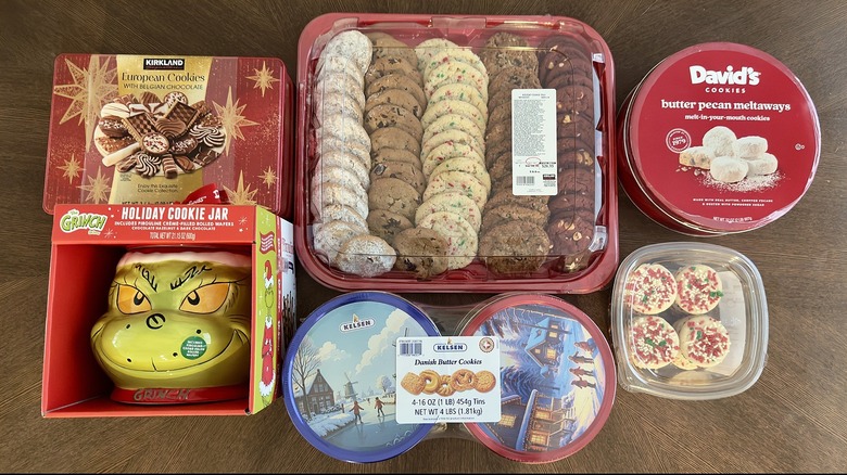 A pile of all the ranked Costco cookies.