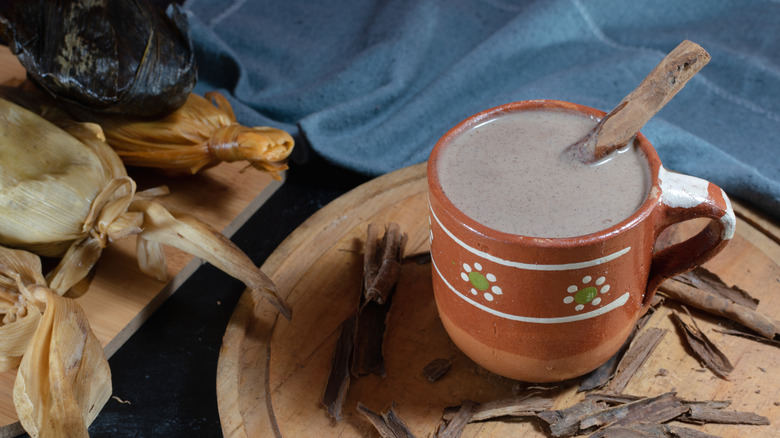 A cup of Mexican atole