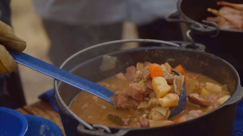 A pot of son of a gun stew.