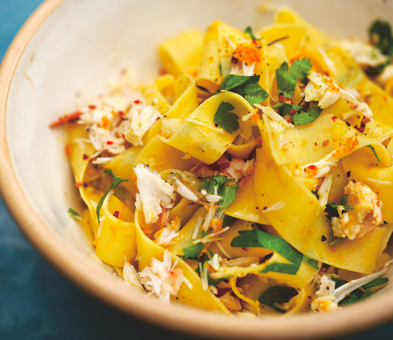 Crab Pappardelle With Orange Zest Recipe