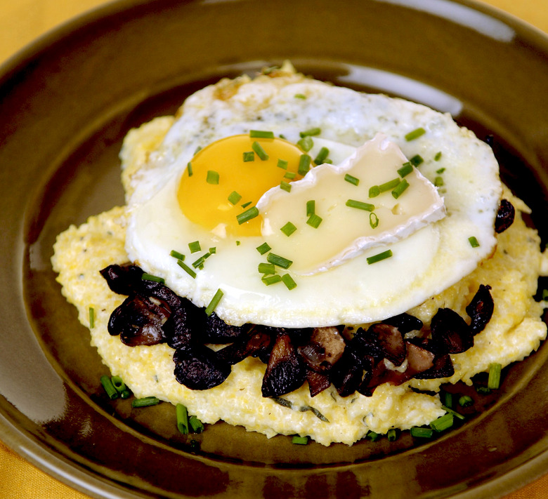 Creamy Polenta with Forest Mushrooms