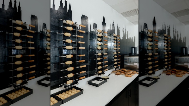 Inside of a Crispy Cones store