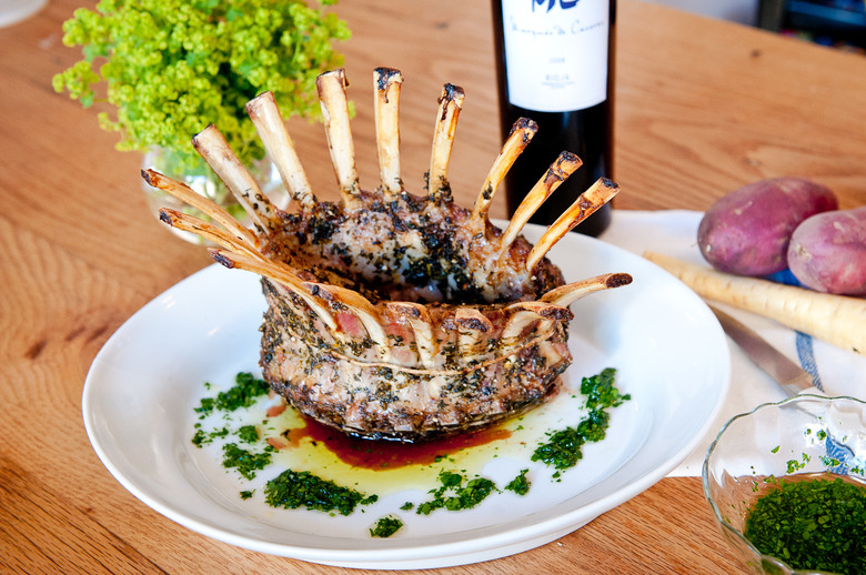 Crown Roast of Lamb With Fresh Herbs Recipe