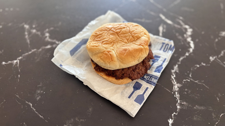 A plain ButterBurger from Culver's.
