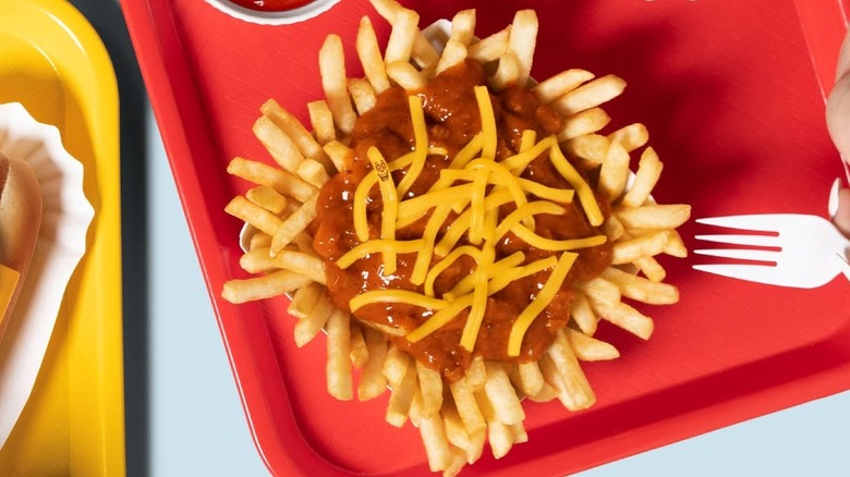 Wienerschnitzel chili cheese fries