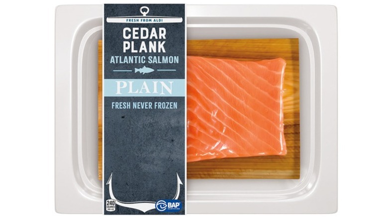Aldi's Cedar Plank Salmon