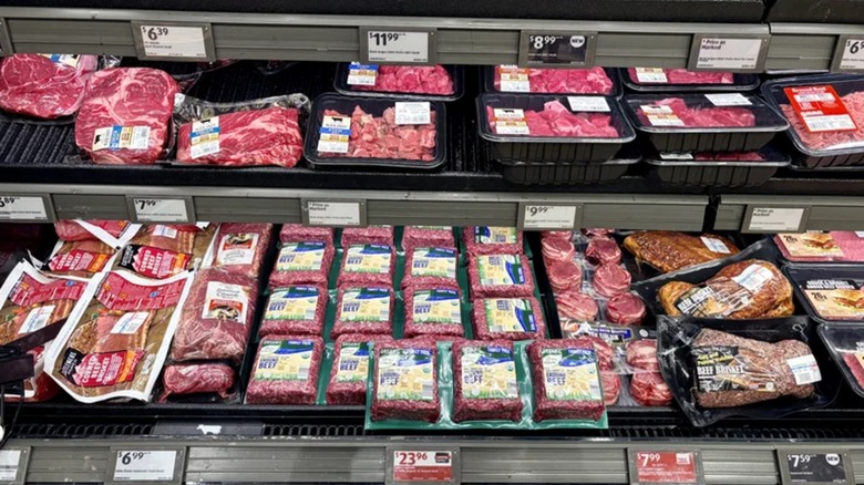 Aldi's meat department