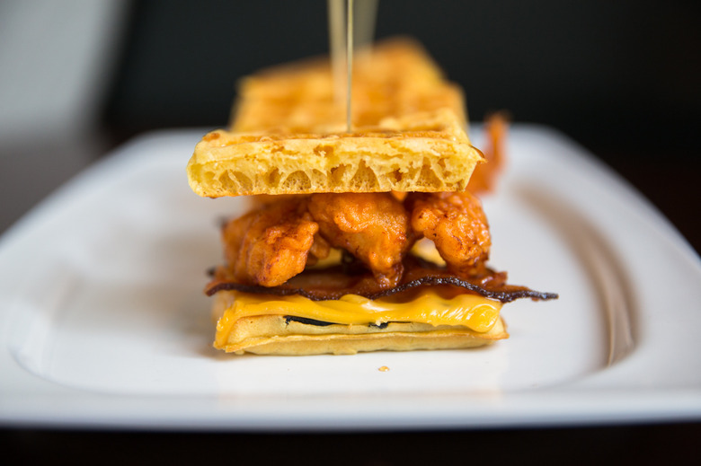 Dale Talde's Chicken And Waffle Sliders Recipe