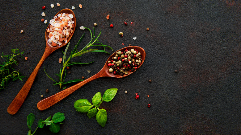 Fresh and dried herbs