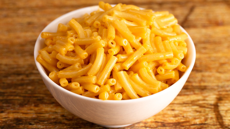 Bowl of mac and cheese