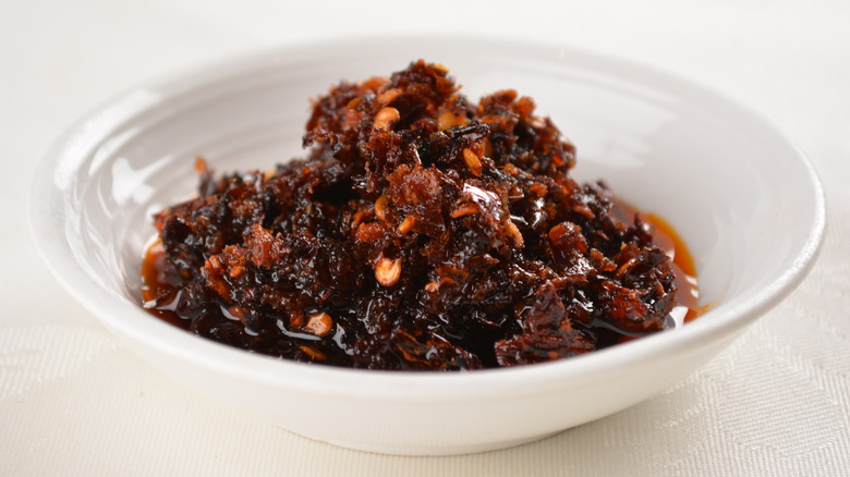 Small bowl of XO sauce 