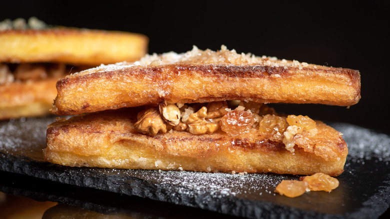 Crème brûlée French toast