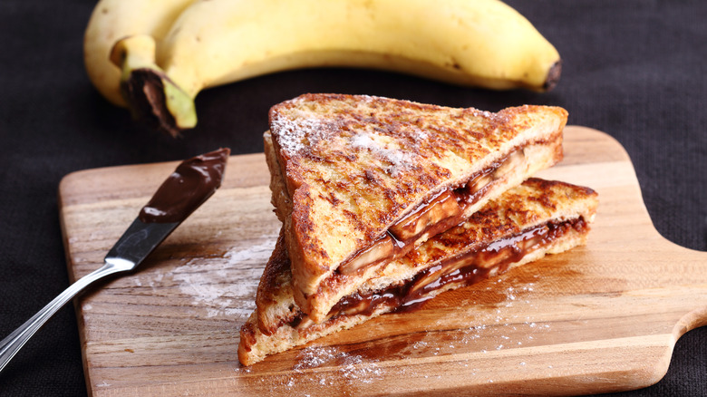 Nutella banana French toast