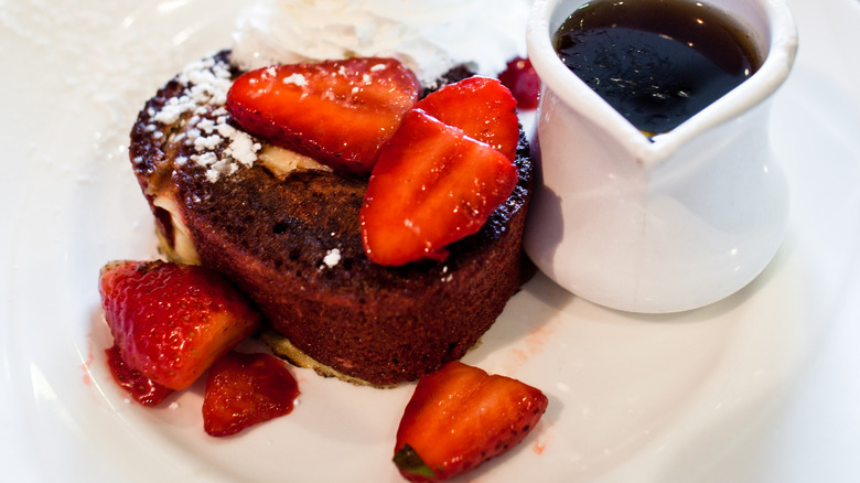 Red velvet French toast