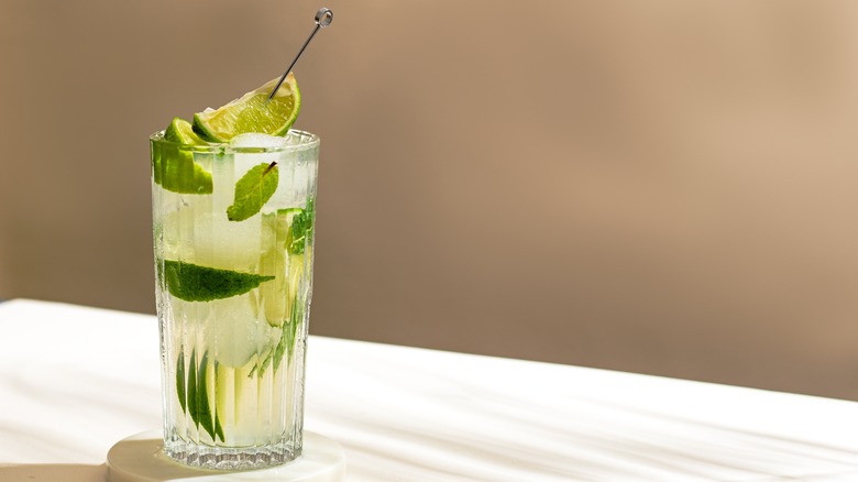 Mojito in Collins glass