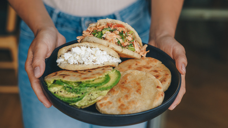 Arepas with fillings