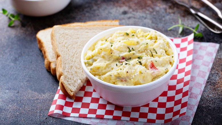 Bowl of potato salad