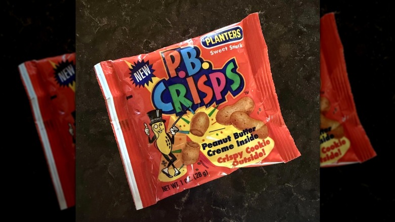 A bag of Planters PB Crisps.