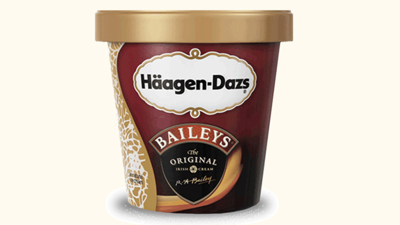 carton of Häagen-Dazs Baileys ice cream