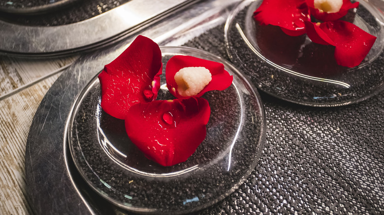one of the dishes at Disfrutar