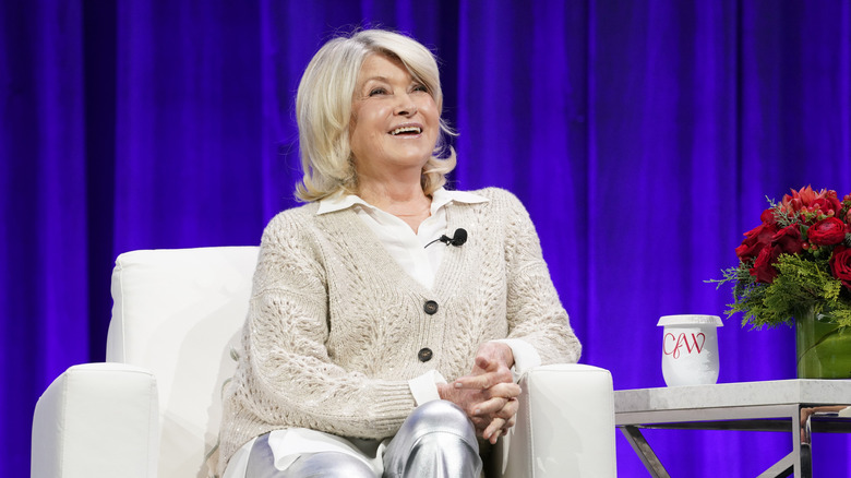 Martha Stewart smiling at an event