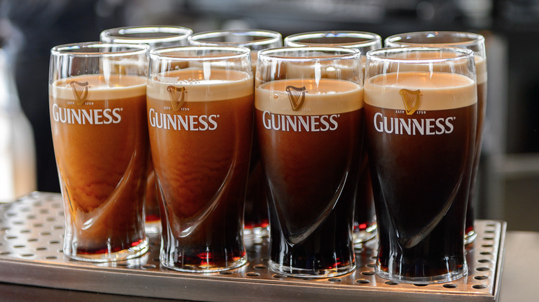 pints of Guinness beer