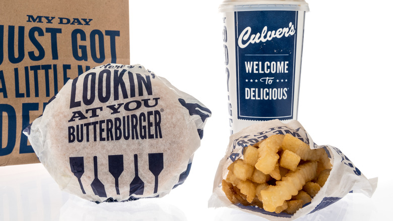 Various Culver's menu items