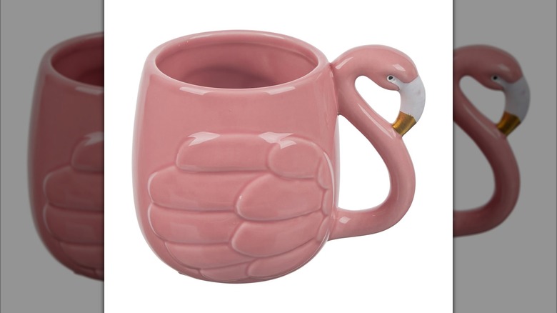 Pink Flamingo Mug from Dollar General.