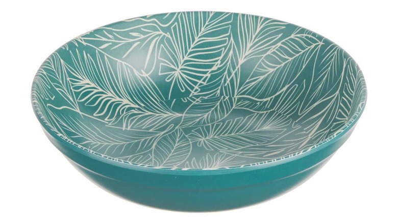 Printed Melamine Round Serving Bowl from Dollar General.