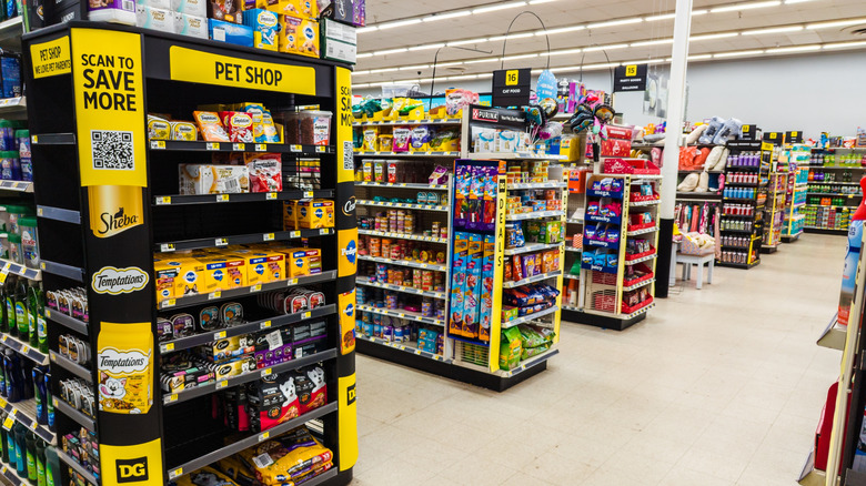 Interior of a Dollar General store